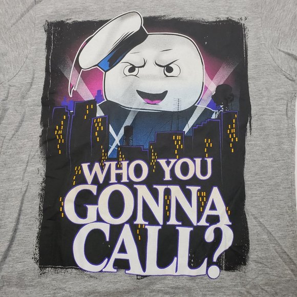 Ghostbusters Stay Puff Marshmallow Graphic T-Shirt - Picture 3 of 4
